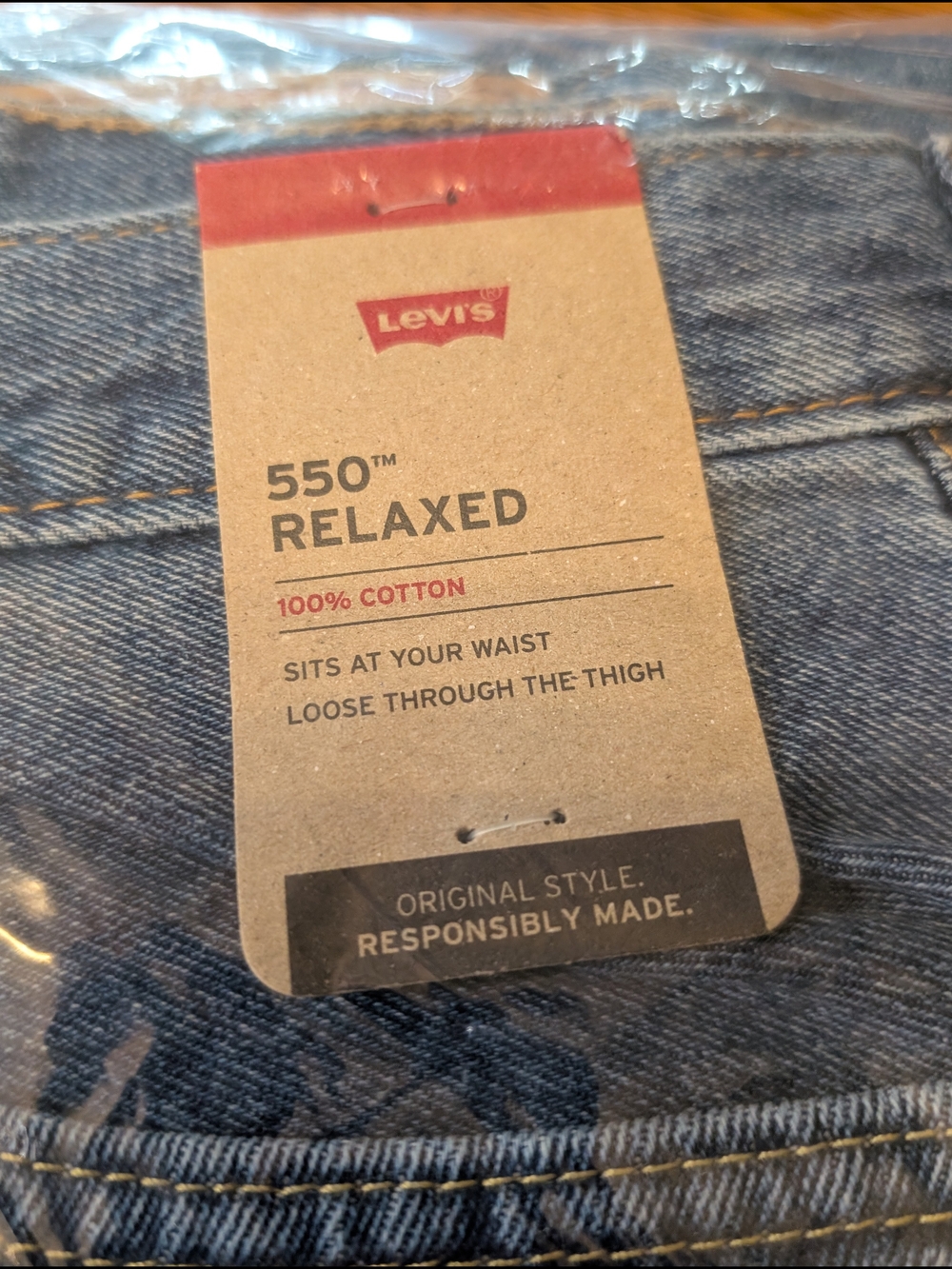 Levi's 550 Relaxed Jeans - Denim Big & tall